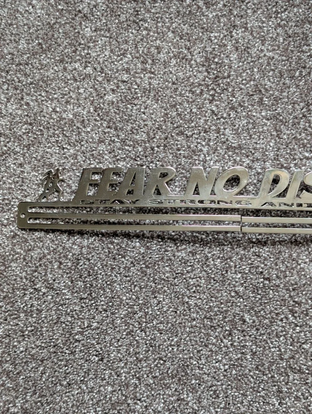 Stainless Steel Running Medal Hanger Display - 